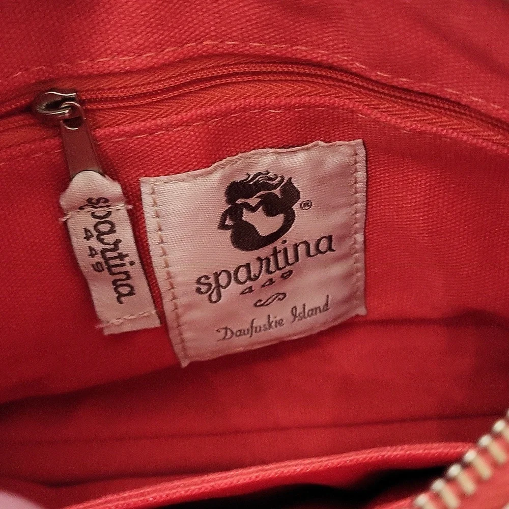 Spartina 449 Outer Banks Map Wristlet - Blue and Tan - Picture 3 of 7